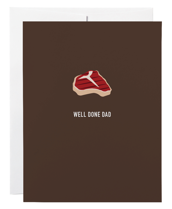 Classy Cards Well Done Dad Card