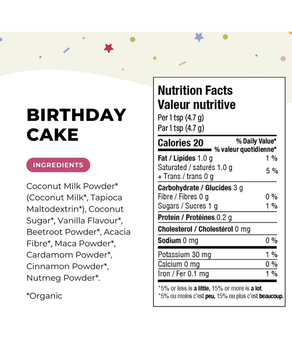 blume Birthday Cake Latte