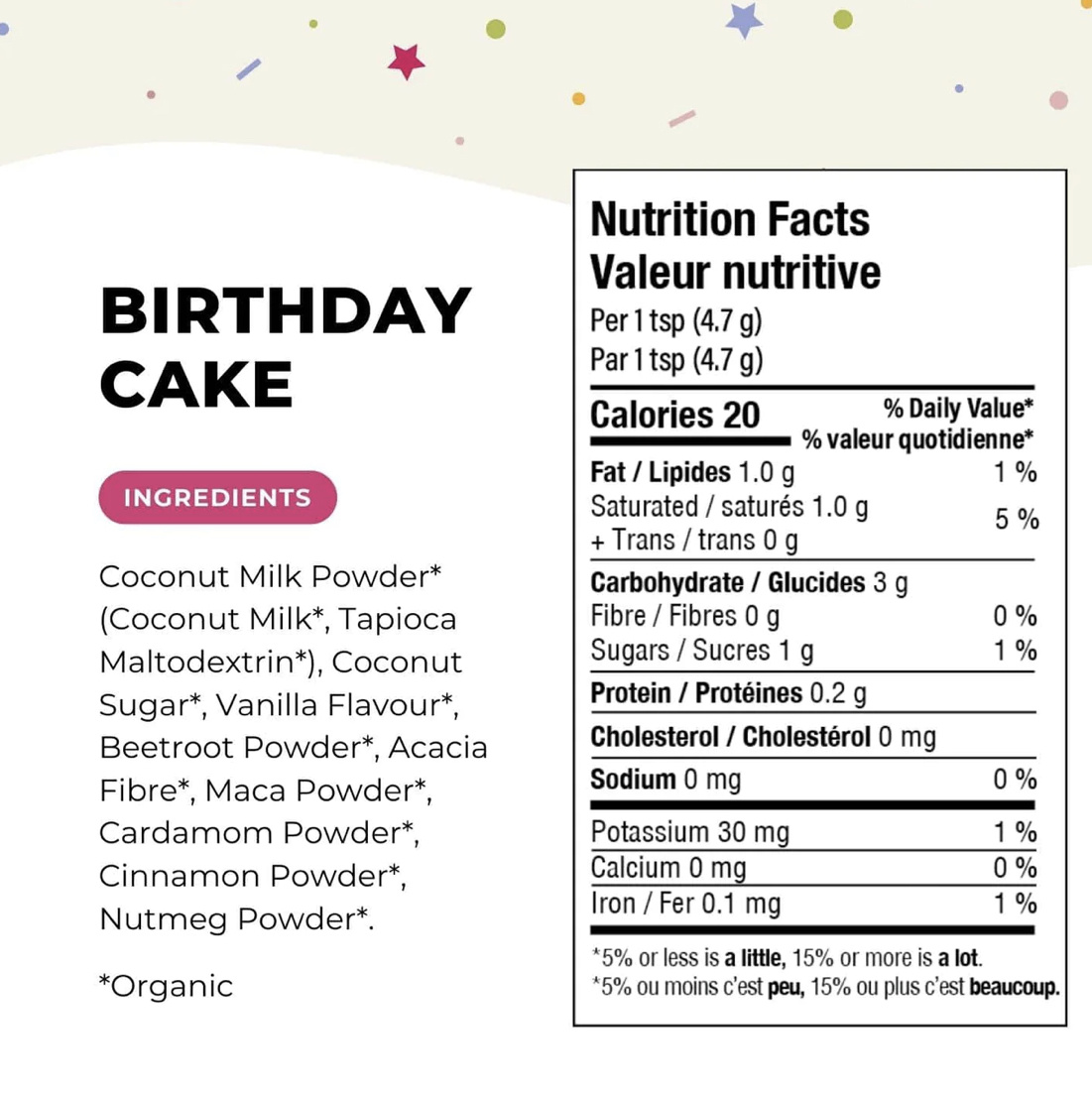 blume Birthday Cake Latte