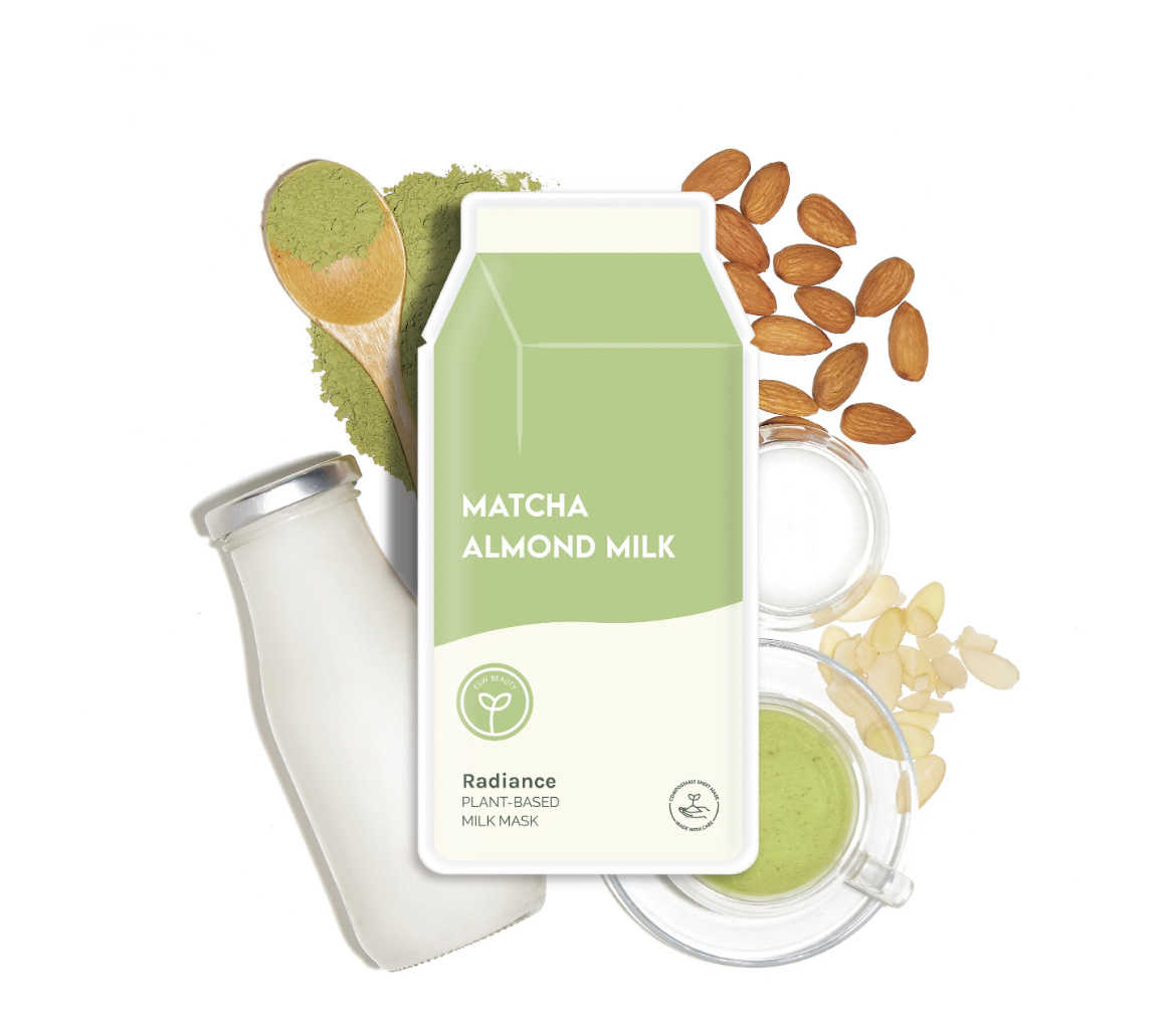 ESW Beauty Matcha Almond Radiance Milk Mask