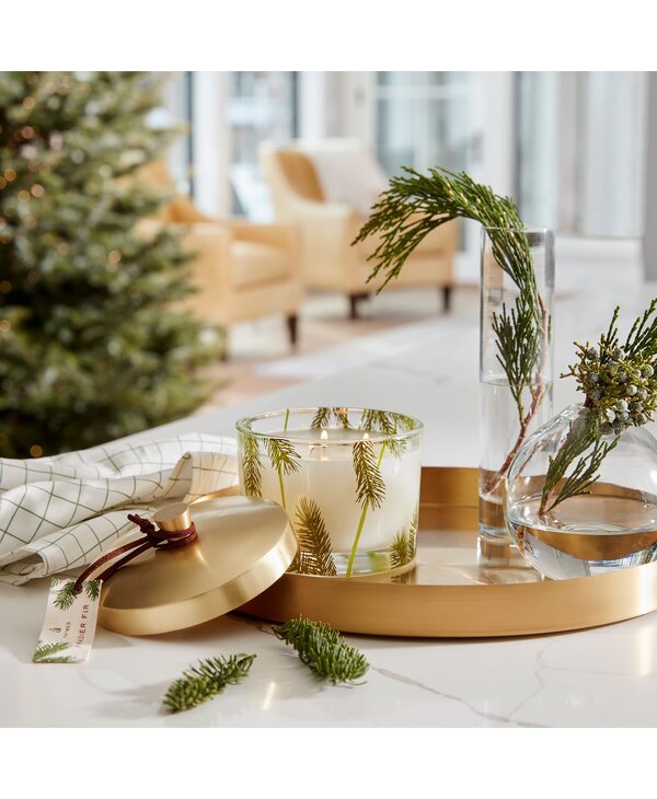 Thymes Frasier Fir Heritage 3-Wick Candle