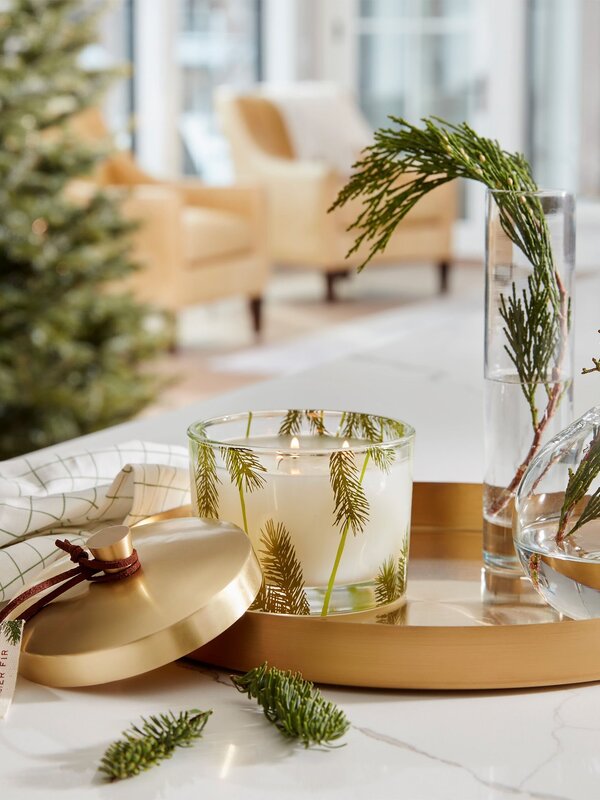 Thymes Frasier Fir Heritage 3-Wick Candle