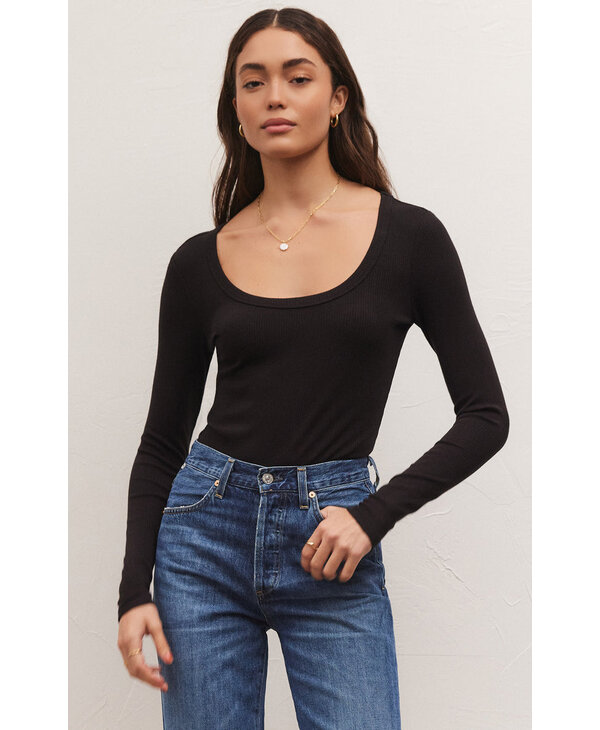 Long Sleeve Rib Bodysuit