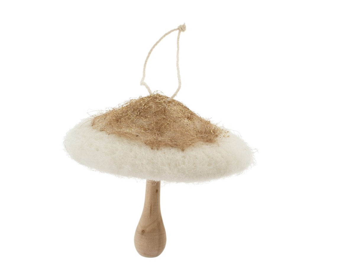 Indaba Trading Co. Felt Mushroom Ornaments