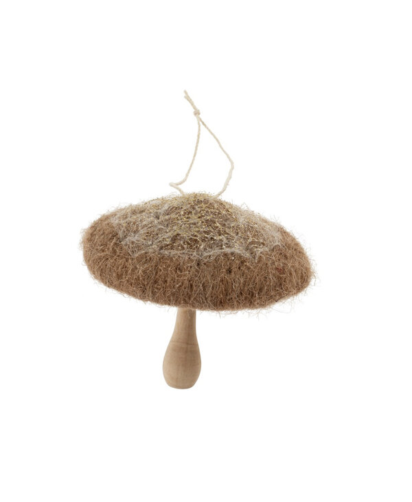 Indaba Trading Co. Felt Mushroom Ornaments