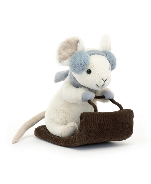 Jellycat Inc. Merry Mouse Sleighing