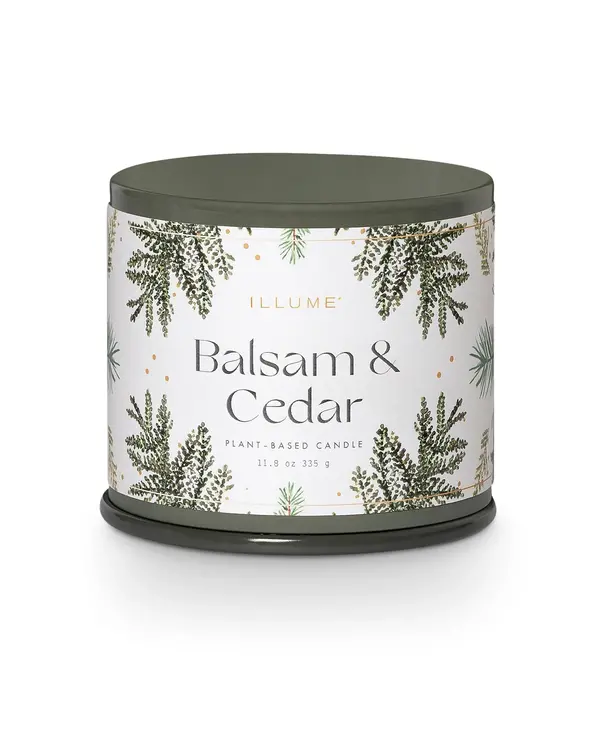 Illume Balsam & Cedar Vanity Tin 11.8oz