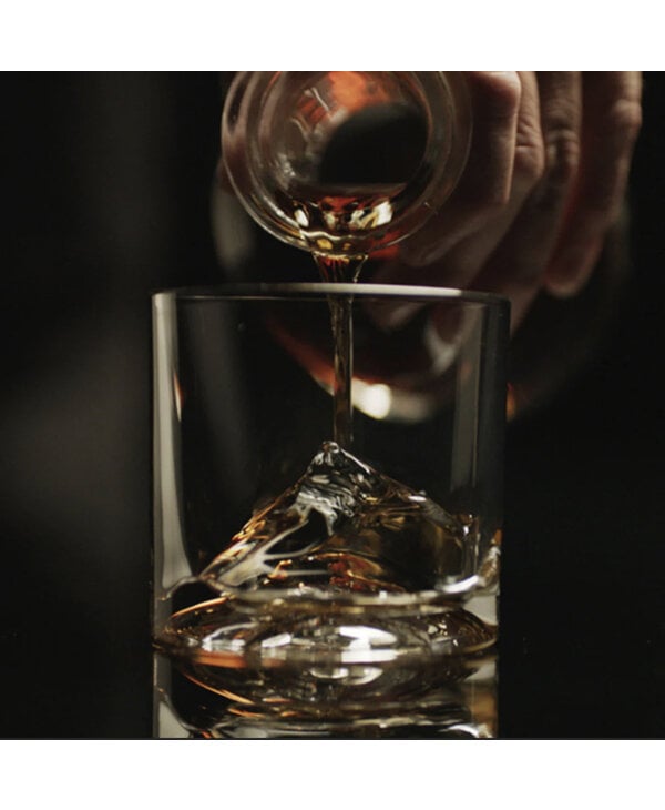 LITTON Everest Crystal Whiskey Glasses Set of 2