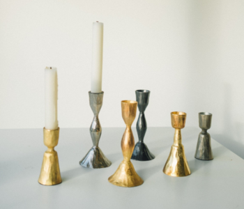 Zora Forged Candlesticks