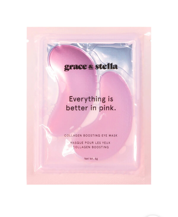 Grace & Stella Co. Pink Moisturizing Under Eye Masks