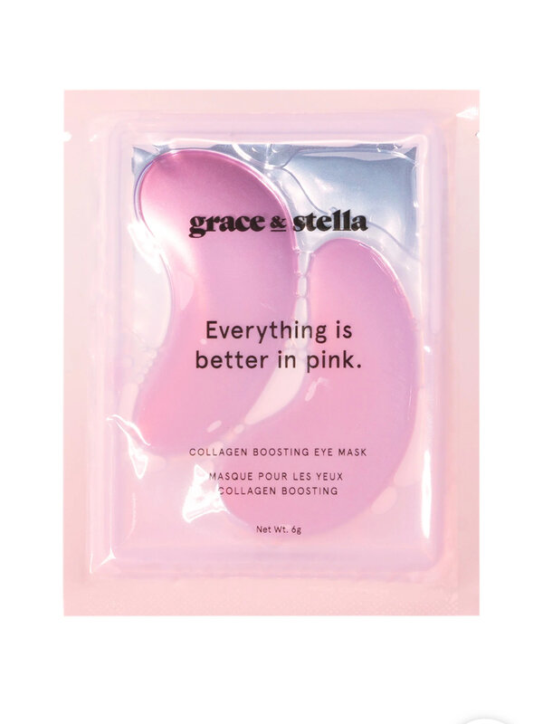 Grace & Stella Co. Pink Moisturizing Under Eye Masks