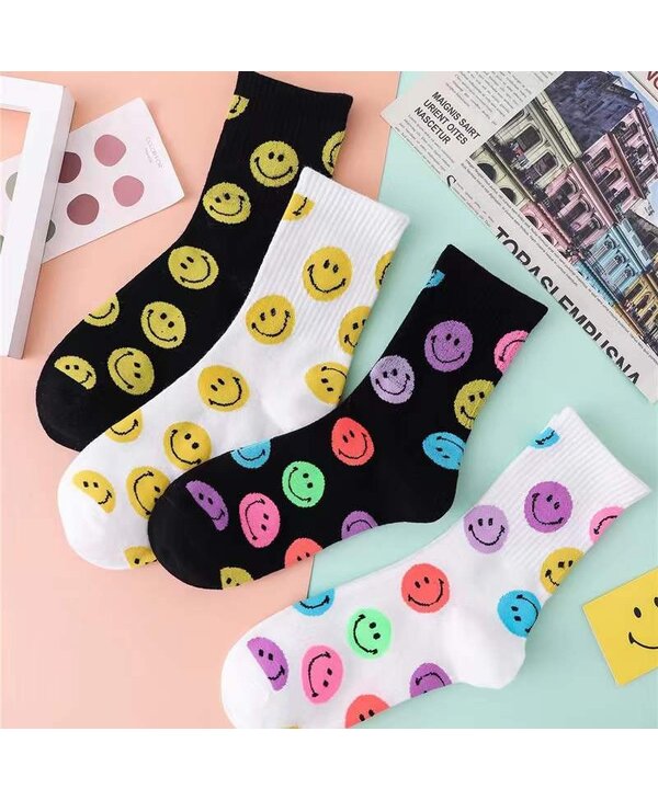 Melody Smile Crew Socks