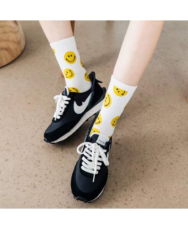 Melody Smile Crew Socks