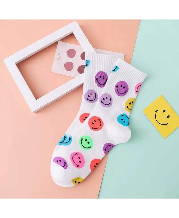 Melody Smile Crew Socks