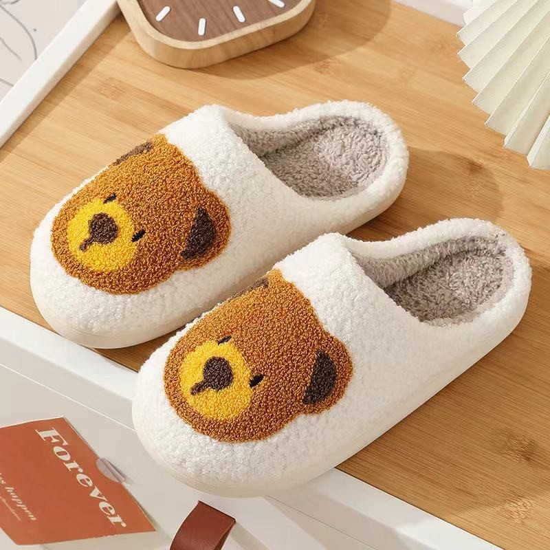 Plush slippers sales