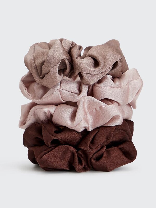 KITSCH Satin Sleep Scrunchies, 5pc