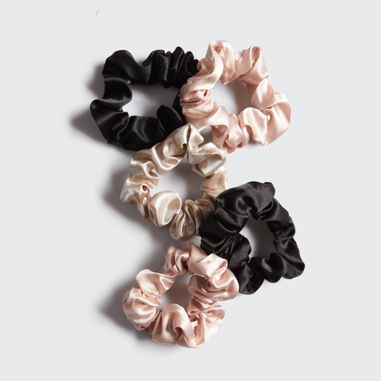 KITSCH Satin Sleep Scrunchies, 5pc