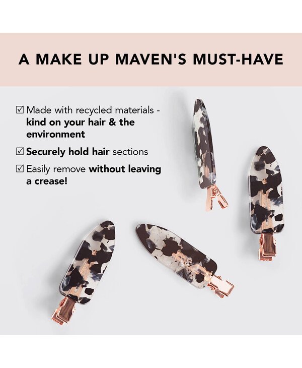 KITSCH Eco-Friendly Creaseless Clips, 4pk