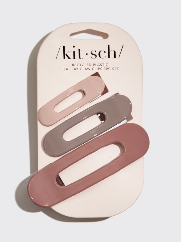 KITSCH Flat Lay Claw Clip , 3pc