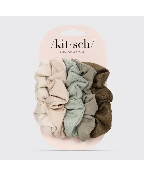 KITSCH Assorted Texture Scrunchies
