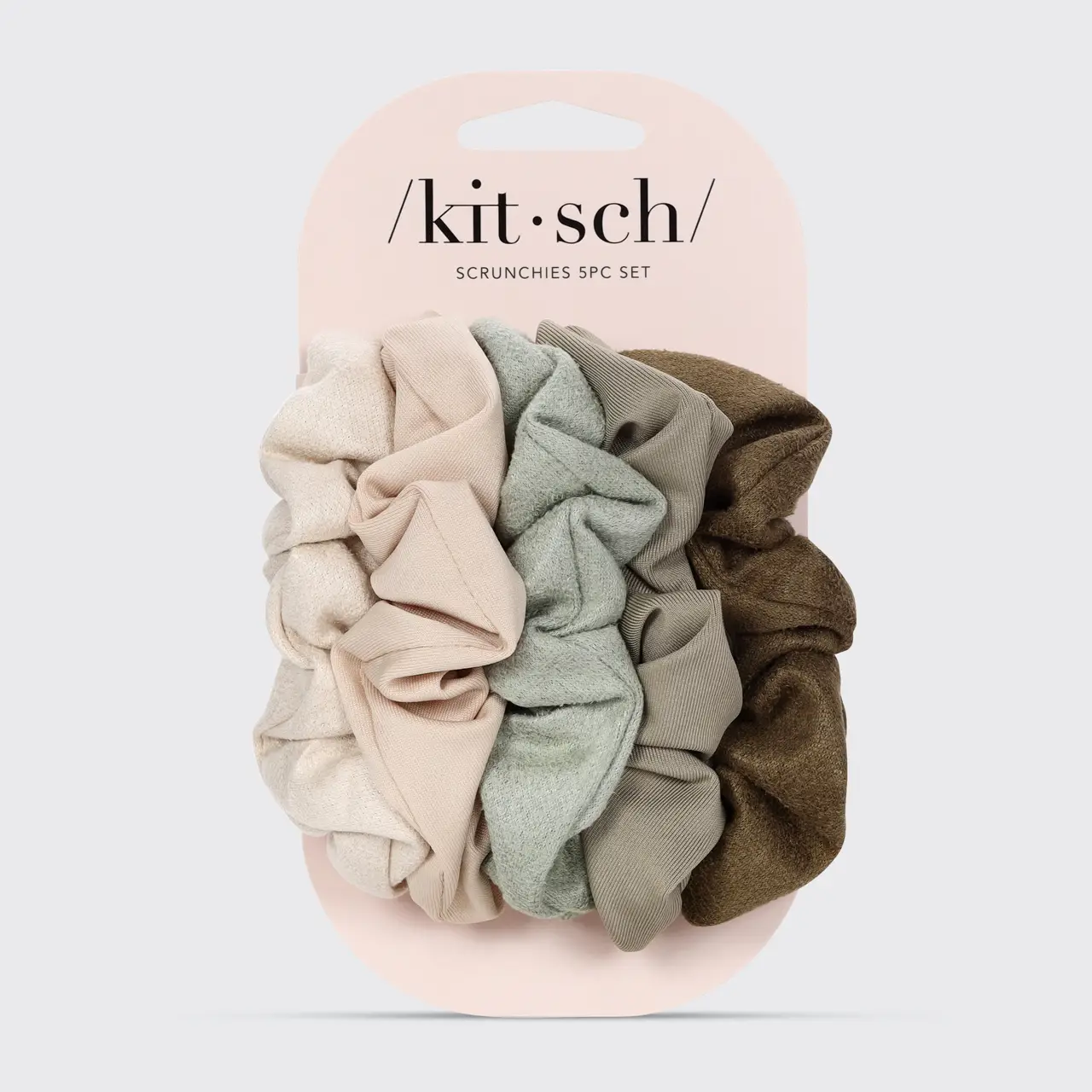 KITSCH Assorted Texture Scrunchies