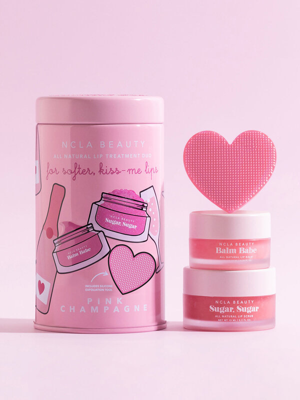 NCLA Beauty Pink Champagne Lip Care Duo