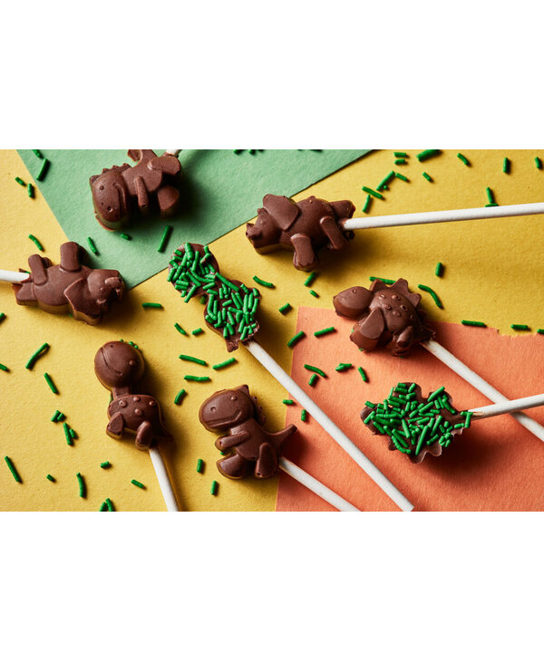 GOURMET VILLAGE Chocolate Dino Pop Set