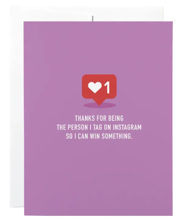 Classy Cards Tag On Instagram Card