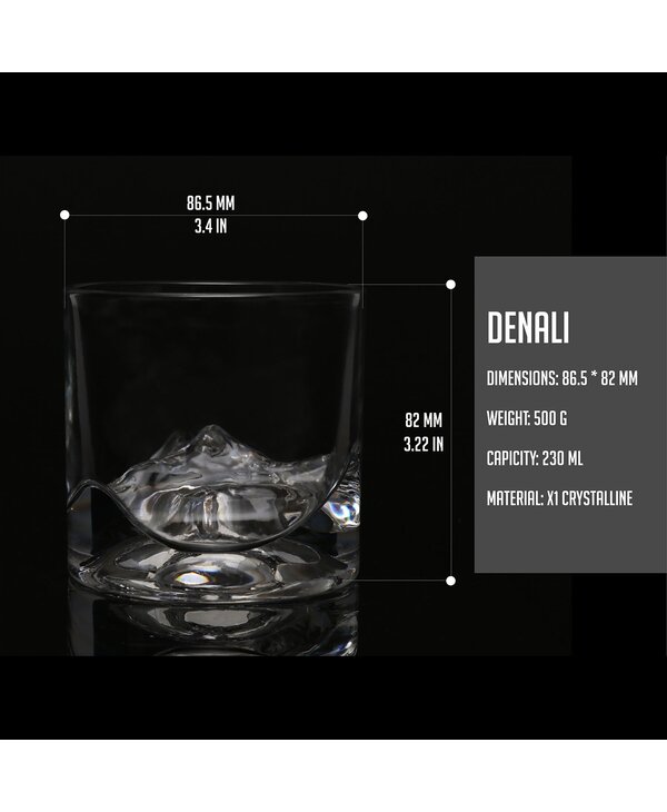 LITTON Denali Whiskey Glasses Set of 2