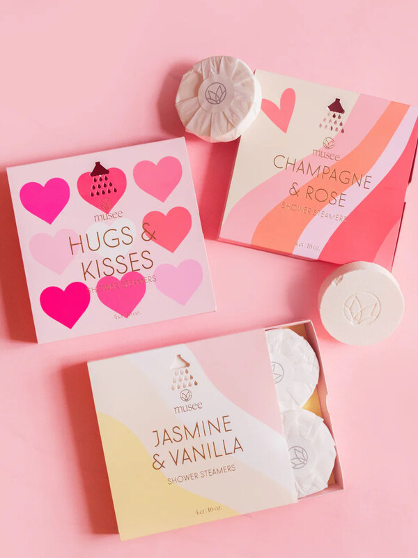 Musee Bath Champagne & Rose Shower Steamers