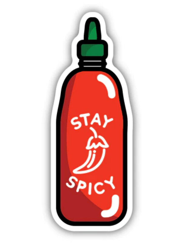 Northwest Stickers Spicy Sauce Bottle Vinyl