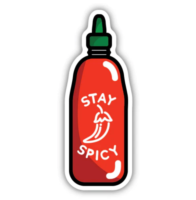 Northwest Stickers Spicy Sauce Bottle Vinyl
