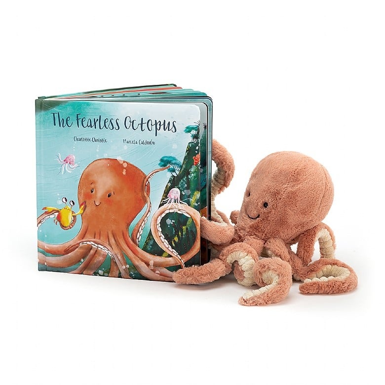 Jellycat Inc. Odell, The Fearless Octopus Book