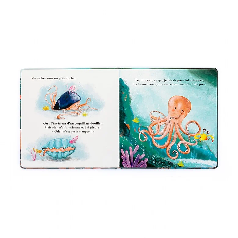 Jellycat Inc. Odell, The Fearless Octopus Book