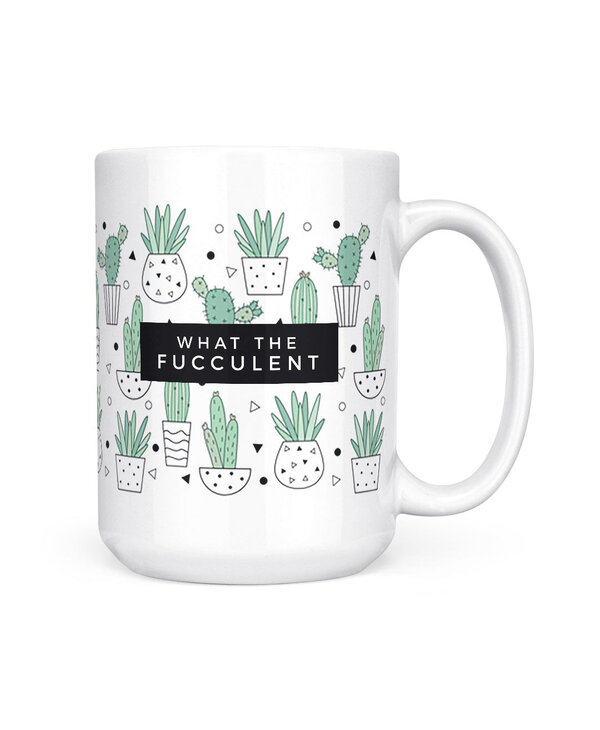 Pinetree Innovations What The Fucculent Mug