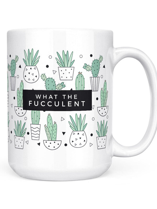 Pinetree Innovations What The Fucculent Mug