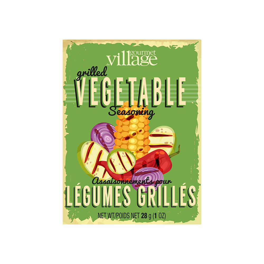 GOURMET VILLAGE Vegetable Recipe Box