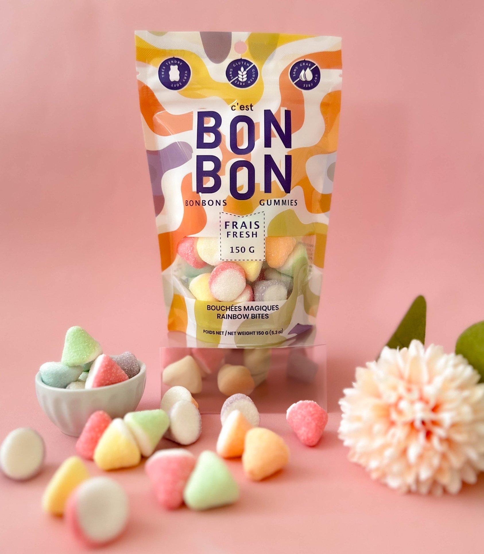 La boite a bonbons Rainbow Bites (GF)