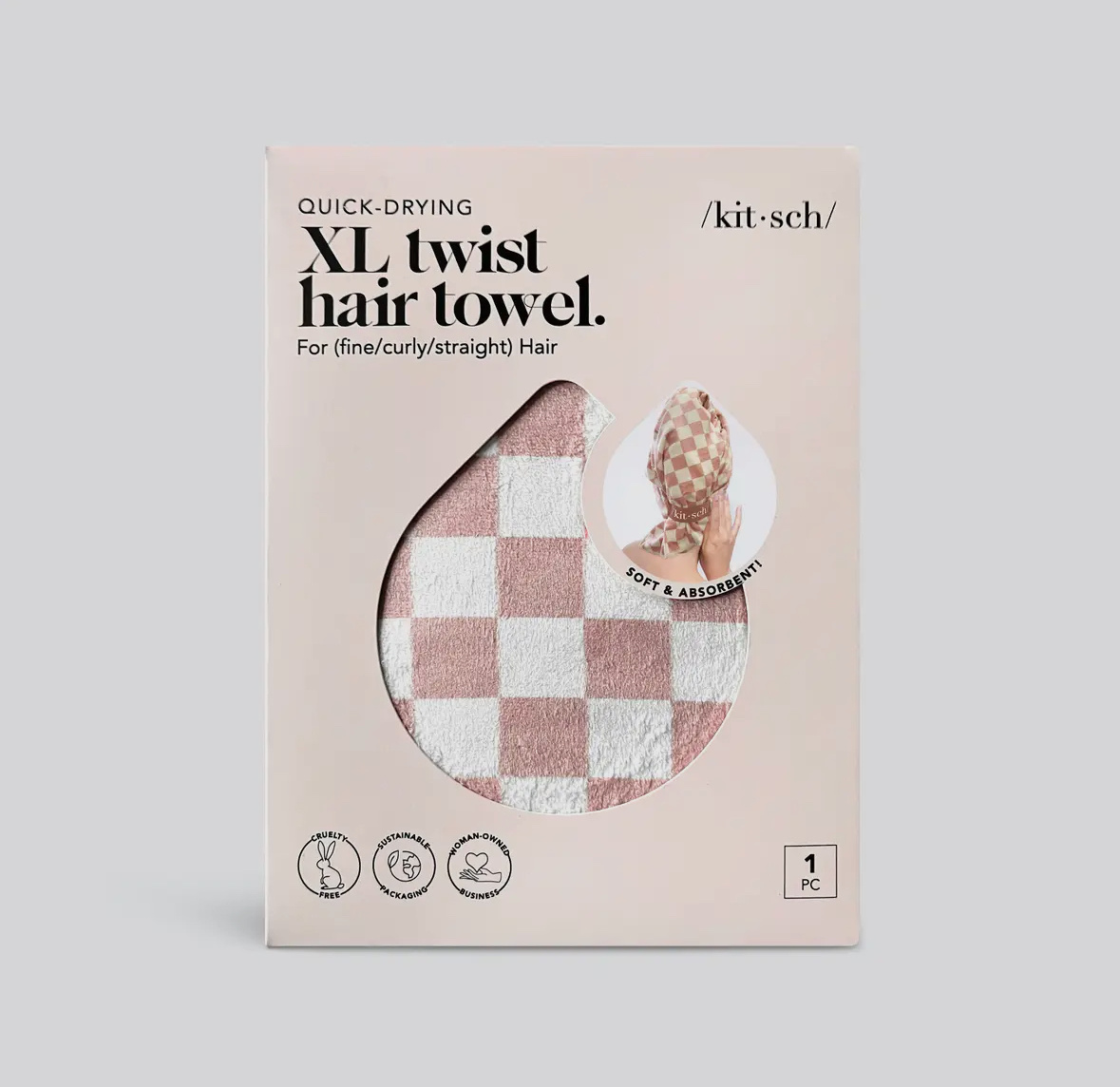 KITSCH Quick Dry Hair Towel