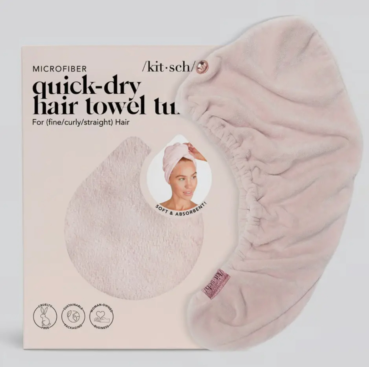 KITSCH Quick Dry Hair Towel