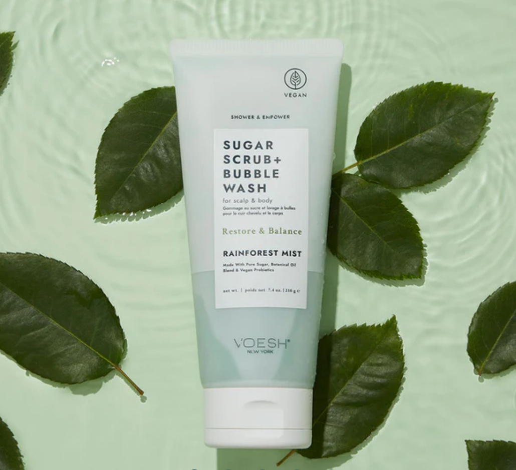 Voesh Sugar Scrub + Bubble Wash