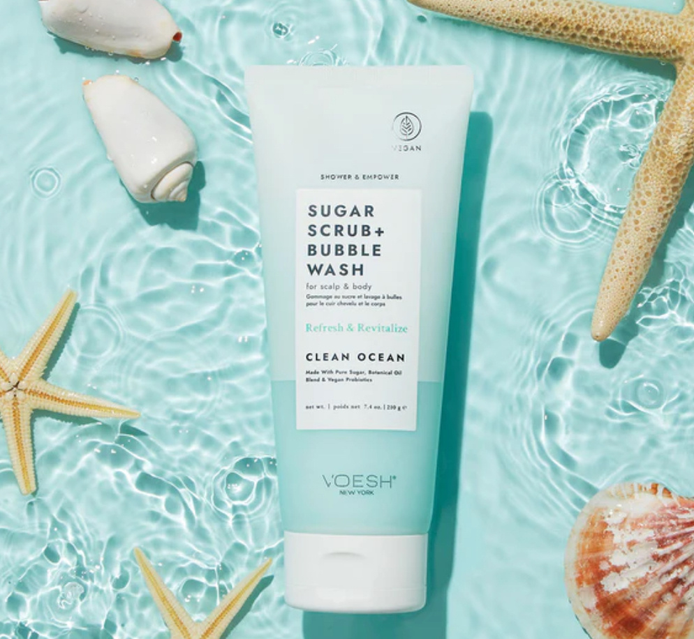 Voesh Sugar Scrub + Bubble Wash