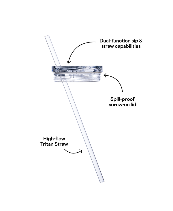 Corkcicle Crusier Cup Lid and Straws