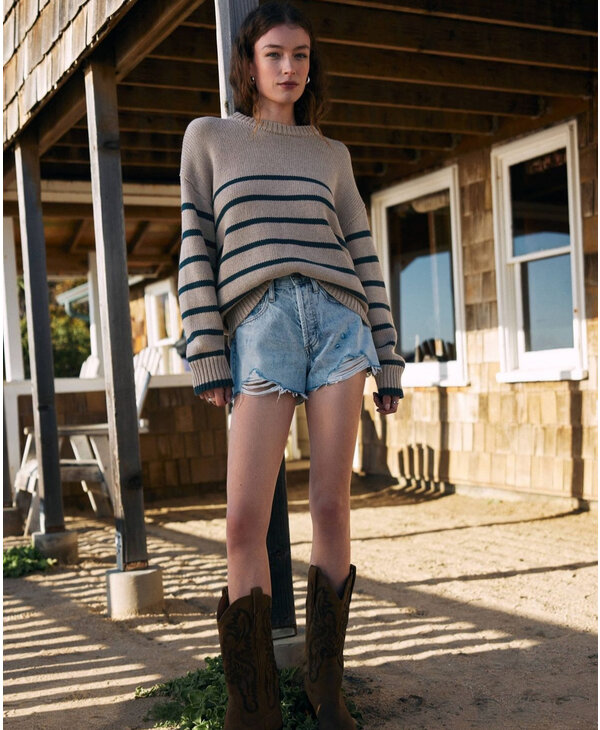 Z Supply Boyfriend Stripe Sweater