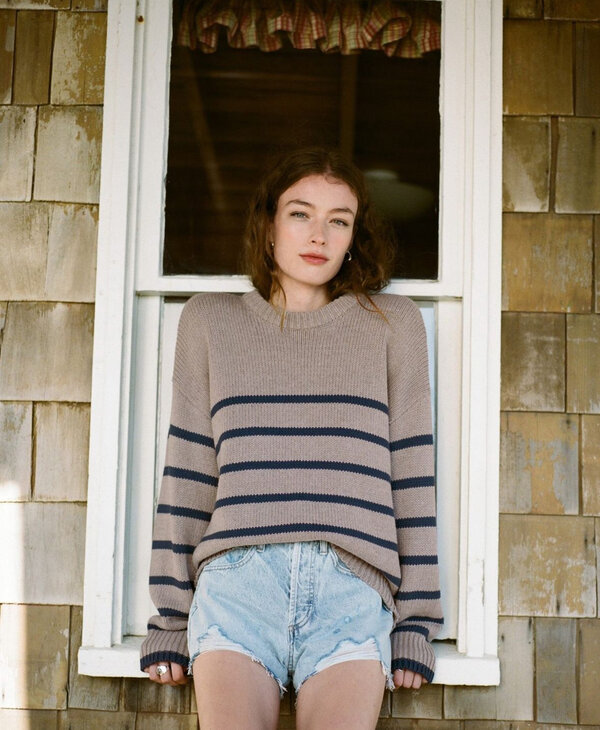 Z Supply Boyfriend Stripe Sweater