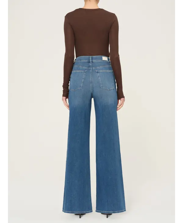 DL1961 Hepburn Wide Leg: Mohonk