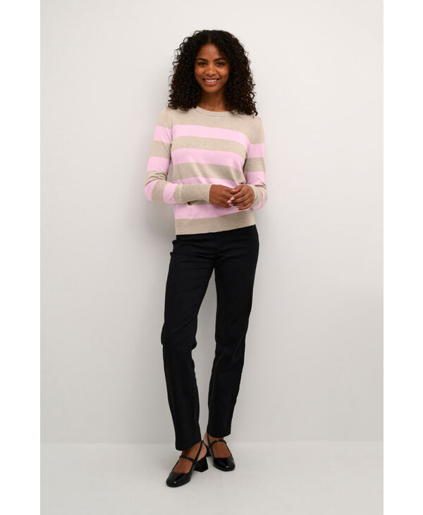 Kaffe KAlizza Striped Knit Pullover