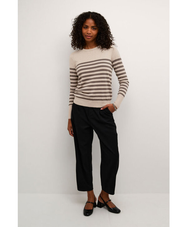 Kaffe KAlizza Striped Knit Pullover