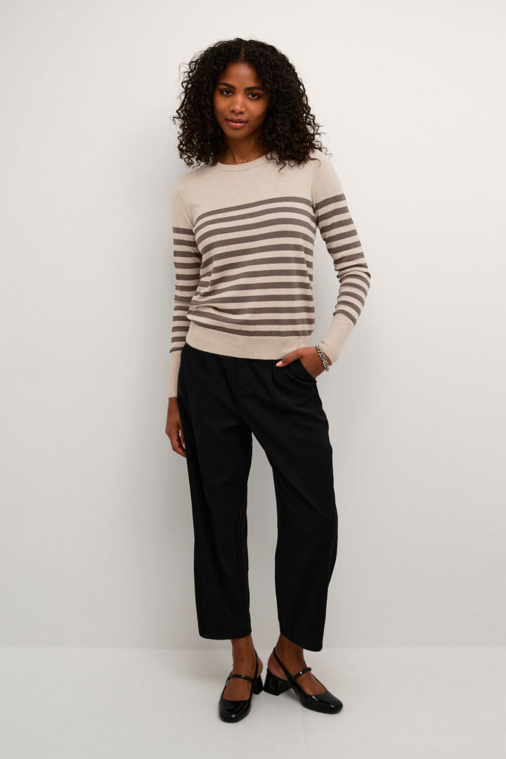 Kaffe KAlizza Striped Knit Pullover
