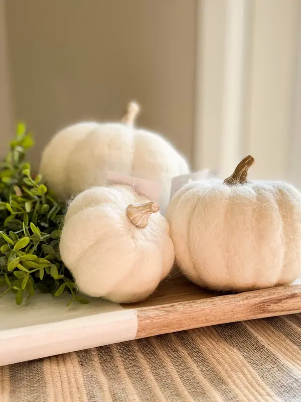 Indaba Trading Co. Felt Pumpkins